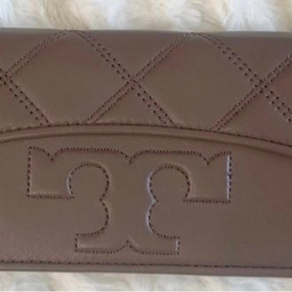 Biege Tory Burch Savannah Top Handle Satchel Set - Picture 8 of 12
